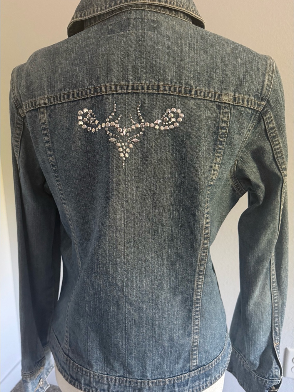 Beaded Design - Tropi Girl Women's Denim Jacket